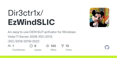 An easy to use OEM:SLP activator for Windows Vista/7/Server .